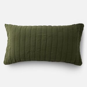 ISO Schoolhouse Channeled Cotton Sham in Alder (King)